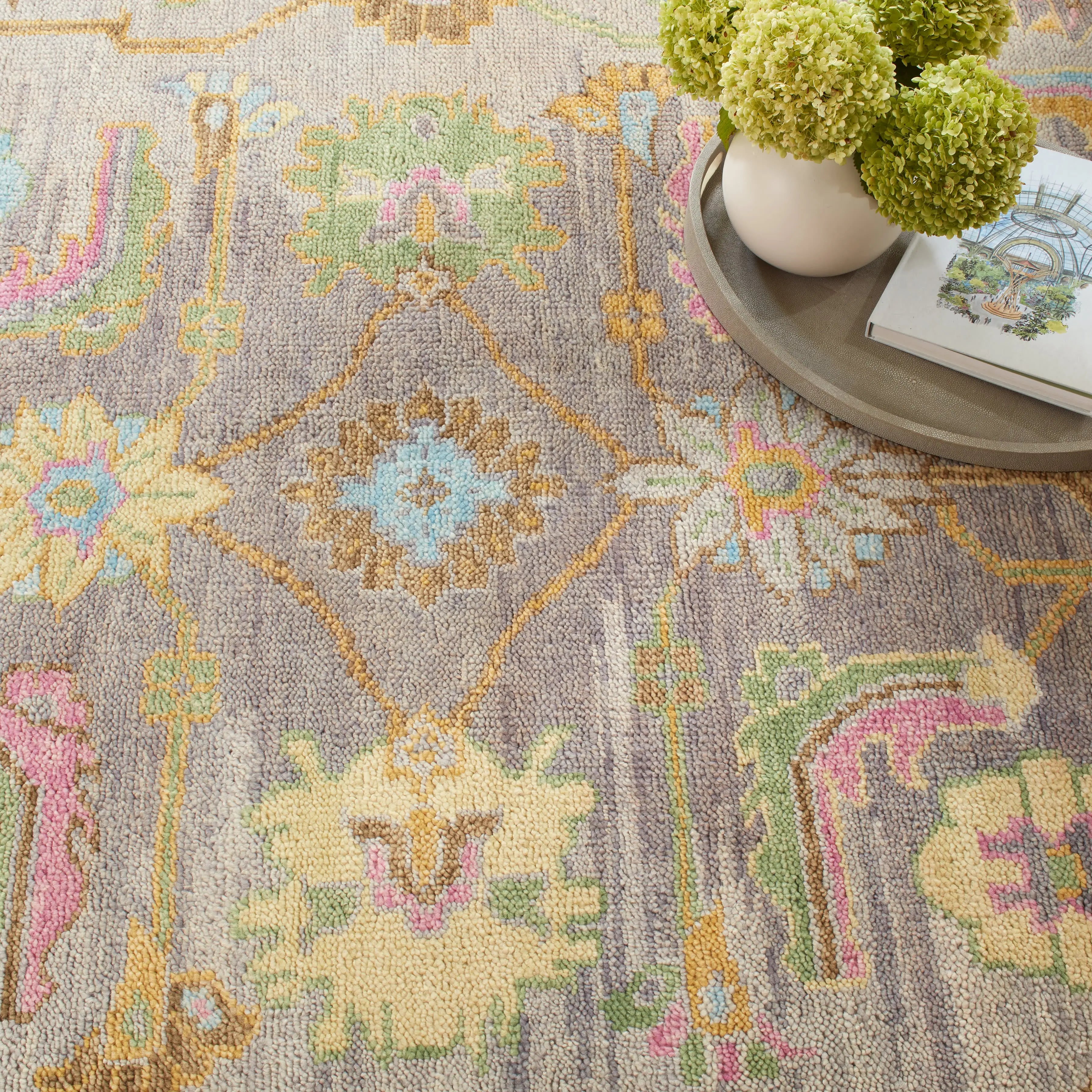 Dash & Albert Iris Multi Hand Knotted Wool Rug