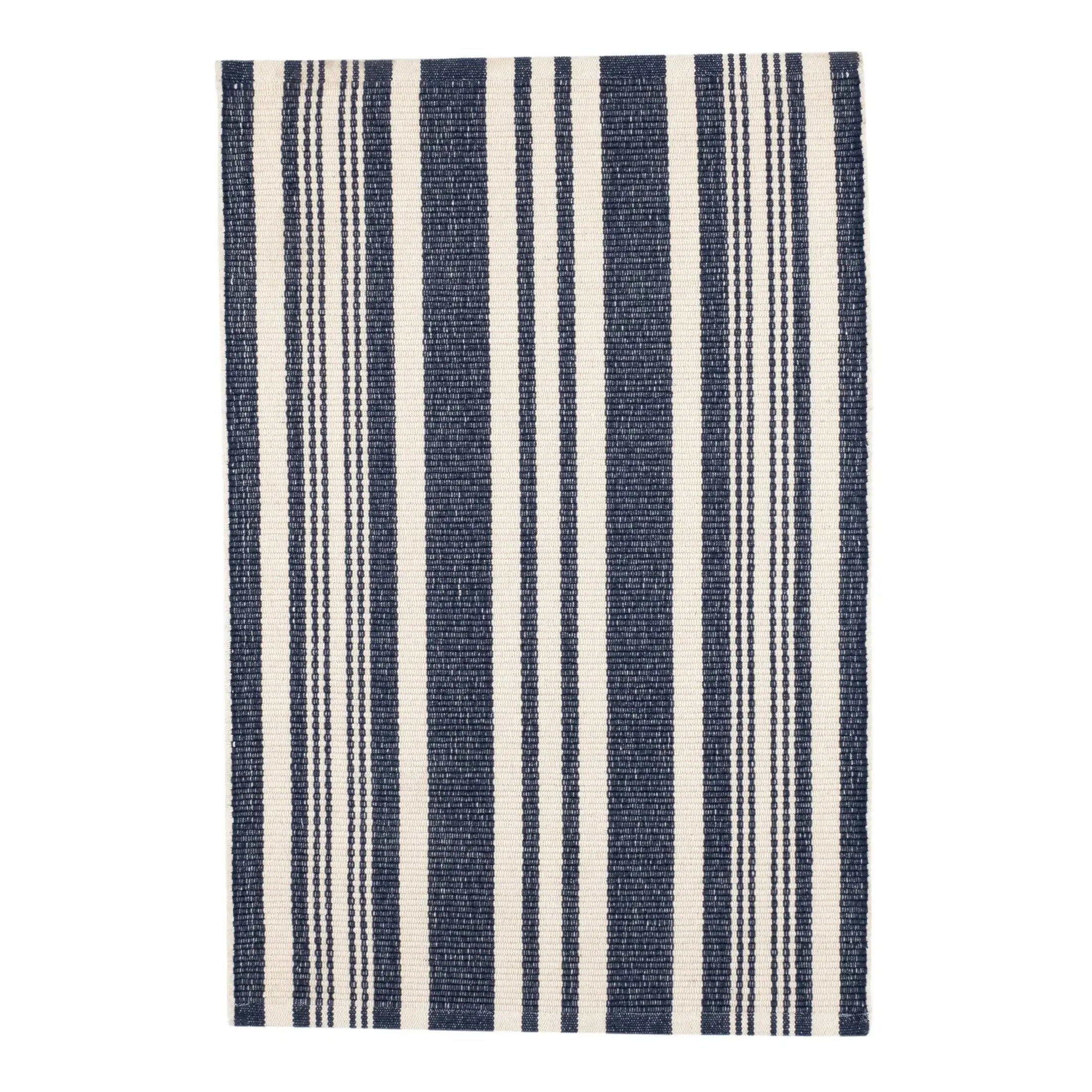 Dash & Albert Irving Stripe Handwoven Cotton Rug