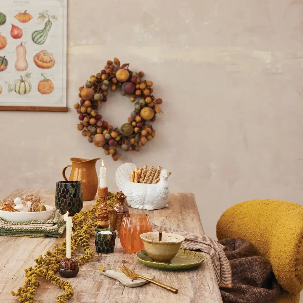 Faux Apples & Berries Wreath