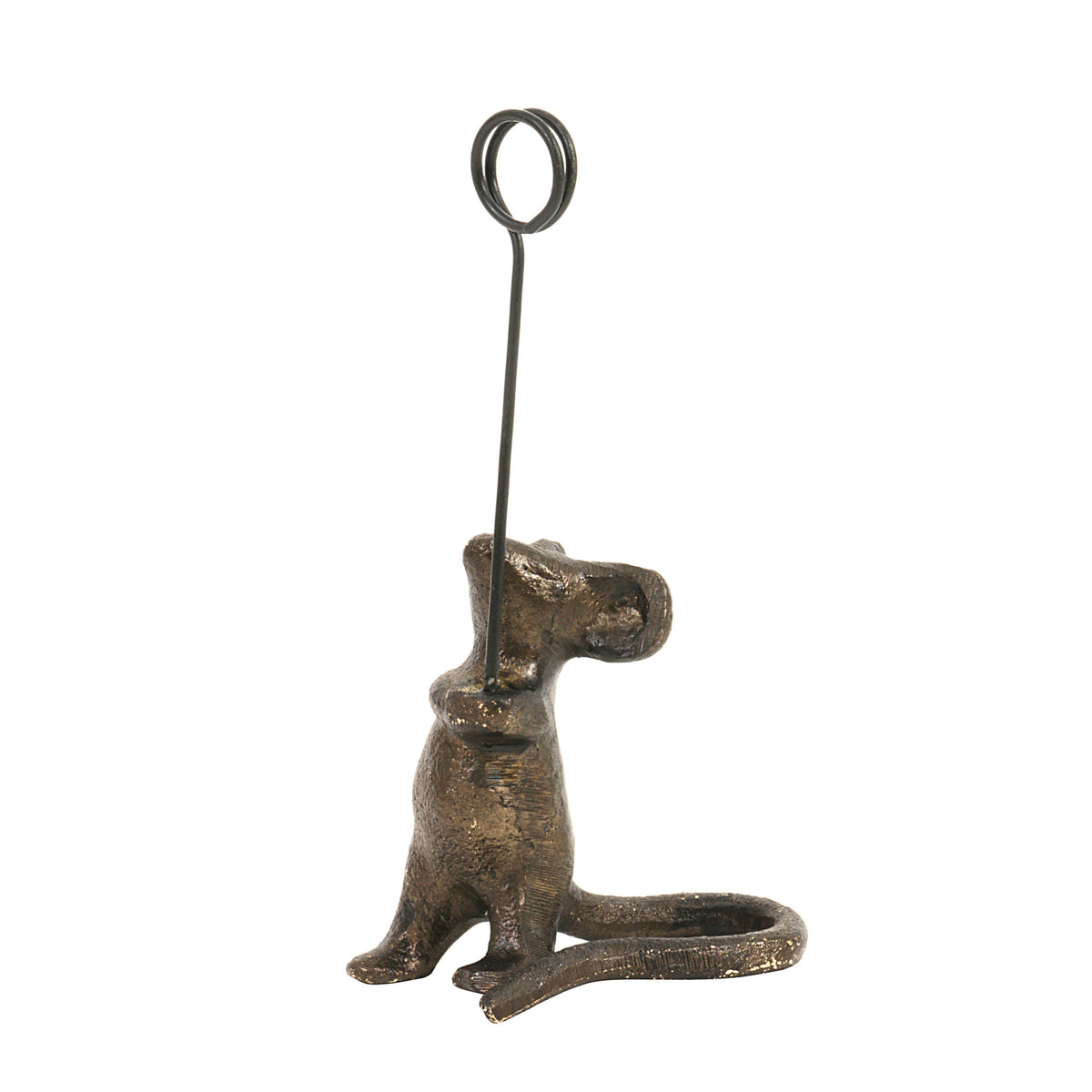 Distressed Iron Mouse Card Holder