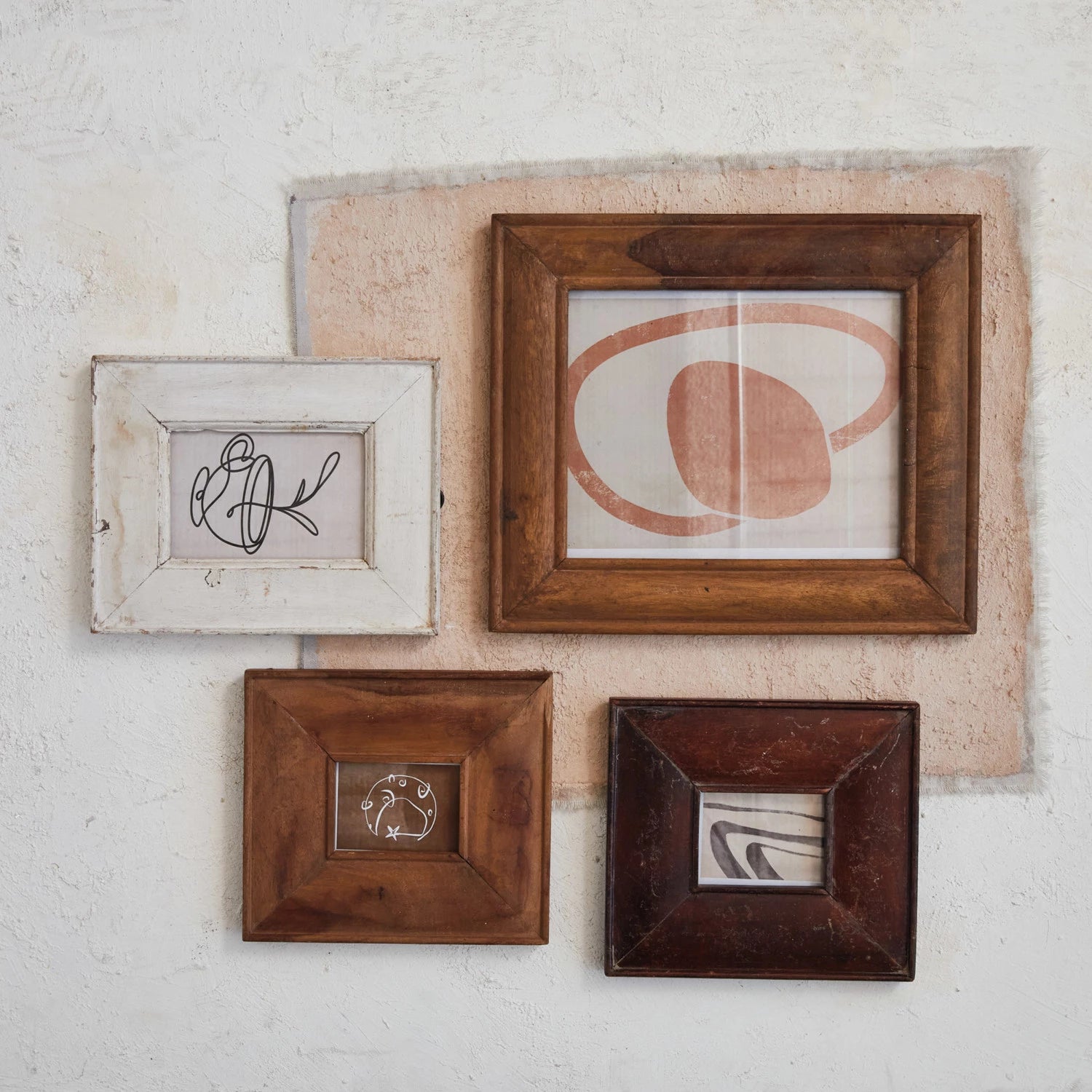 Vintage Wood Photo Frame