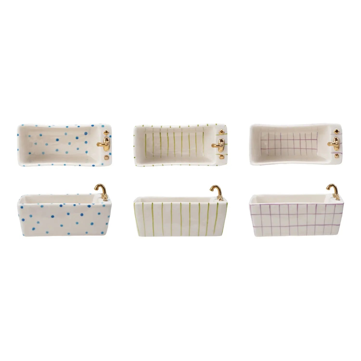 Stoneware Bathtub Soap Dish