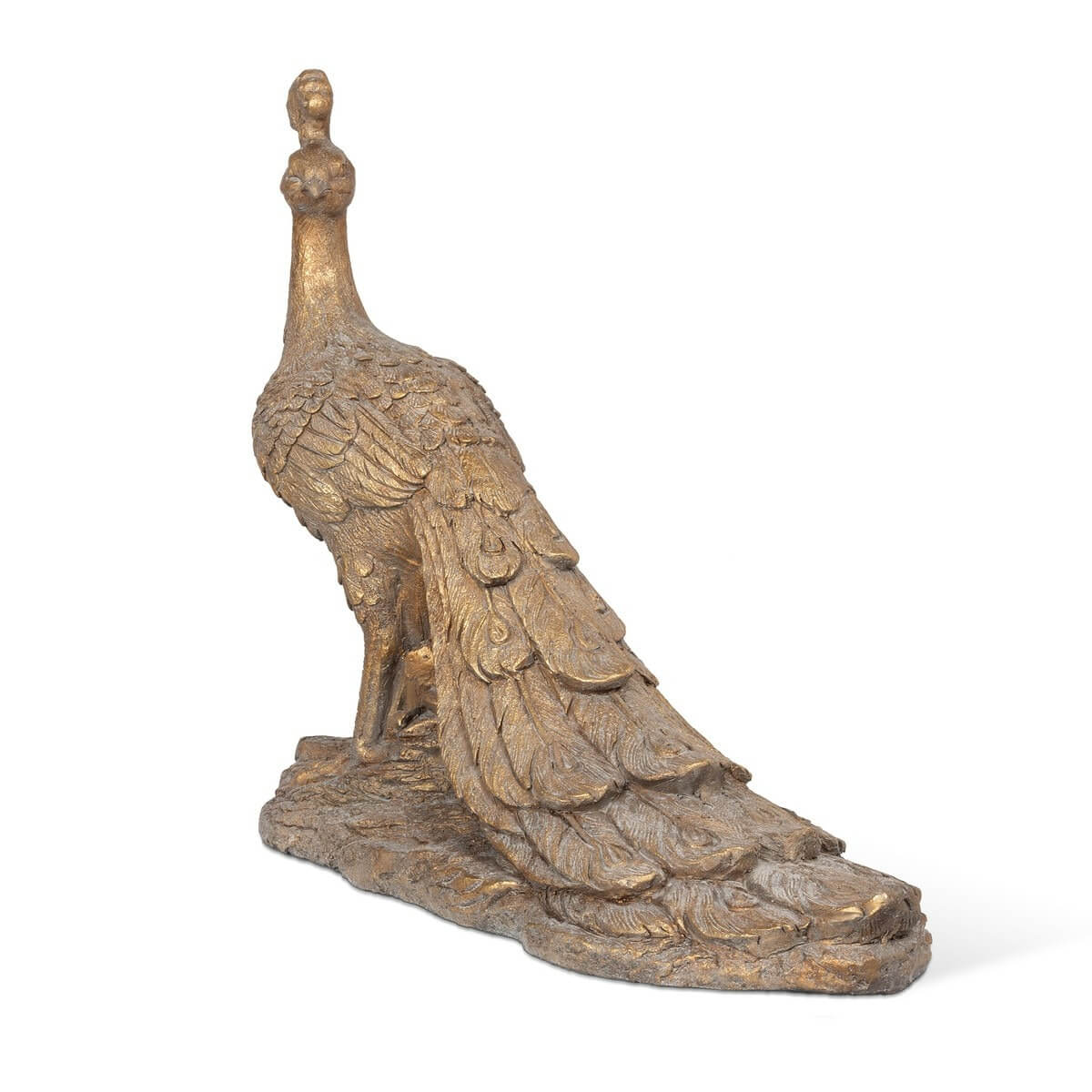 Cameo Peafowl Statue