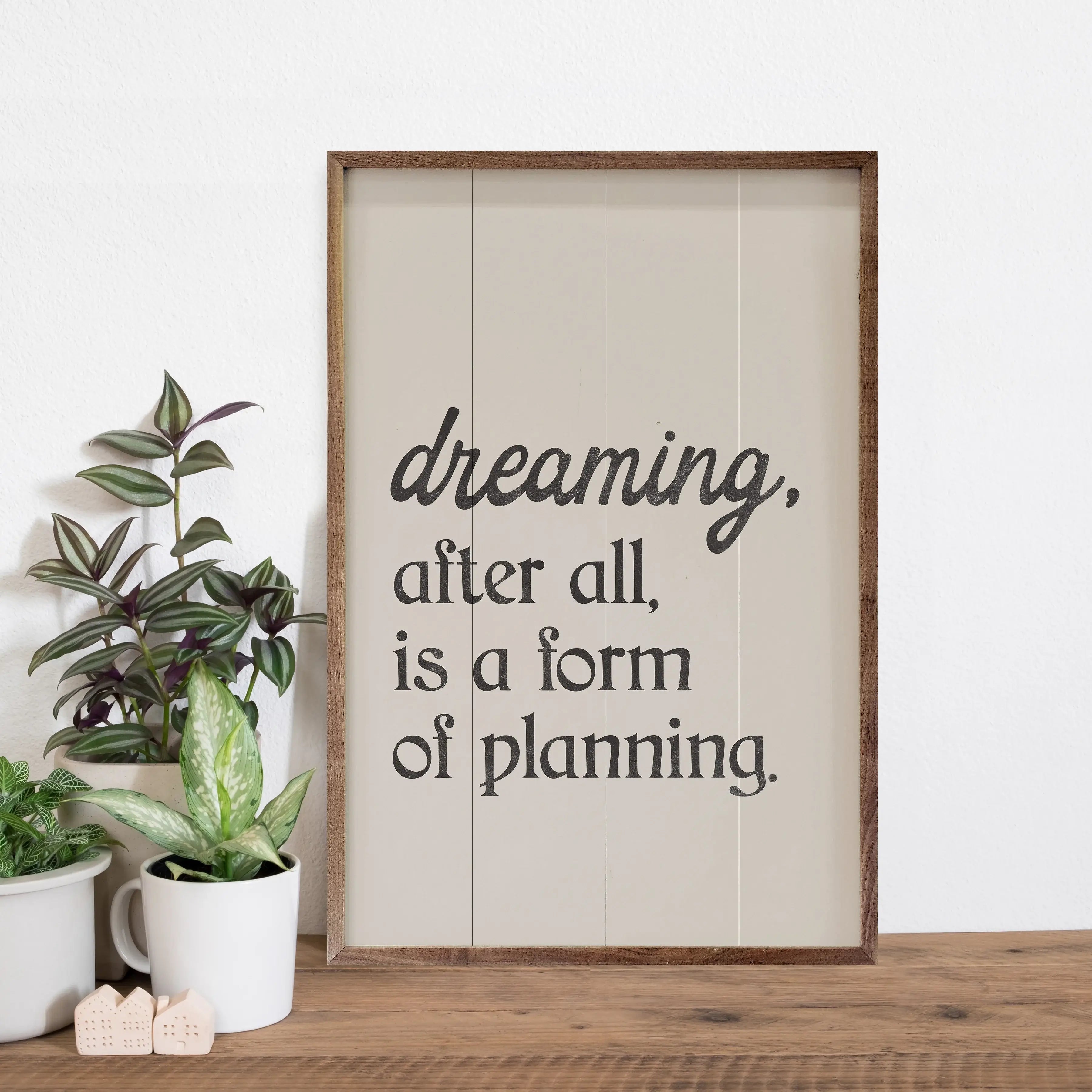 Dreaming After All Wood Framed Print