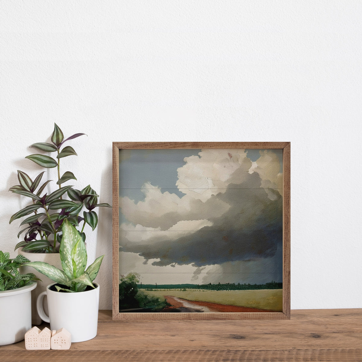 Storm Wood Framed Print