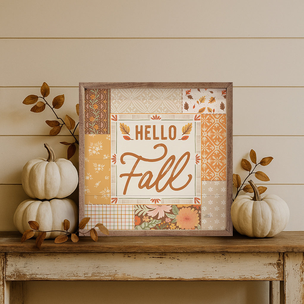 Blooming Autumn VII Wood Framed Print