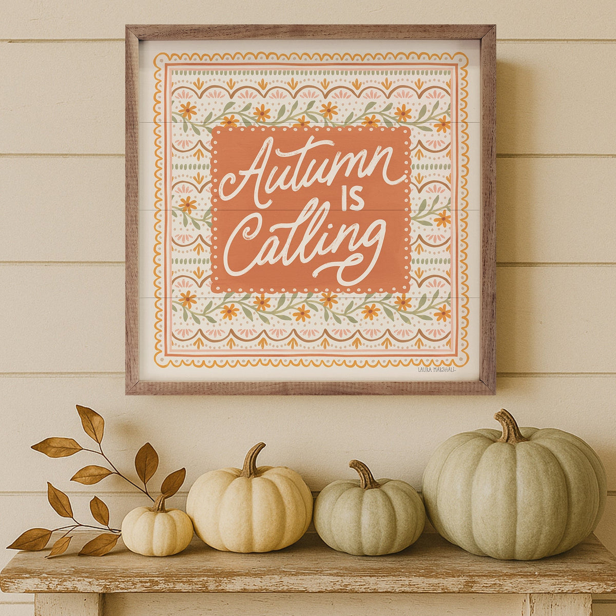 Blooming Autumn IV Wood Framed Print