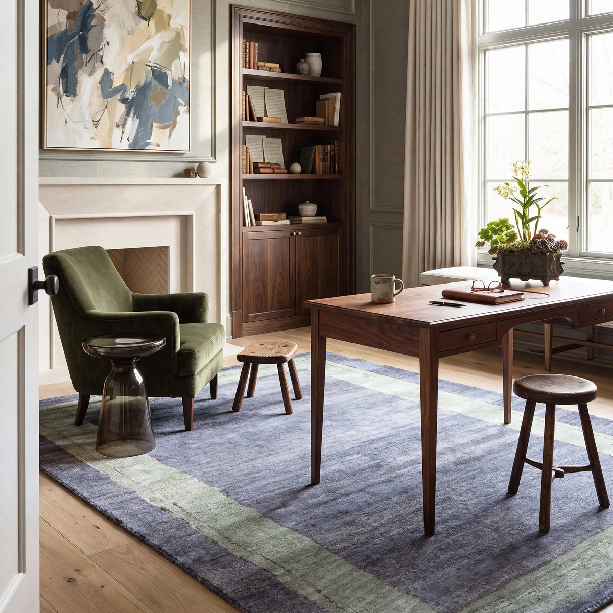 Dash & Albert Ramila Modern Bordered Rug