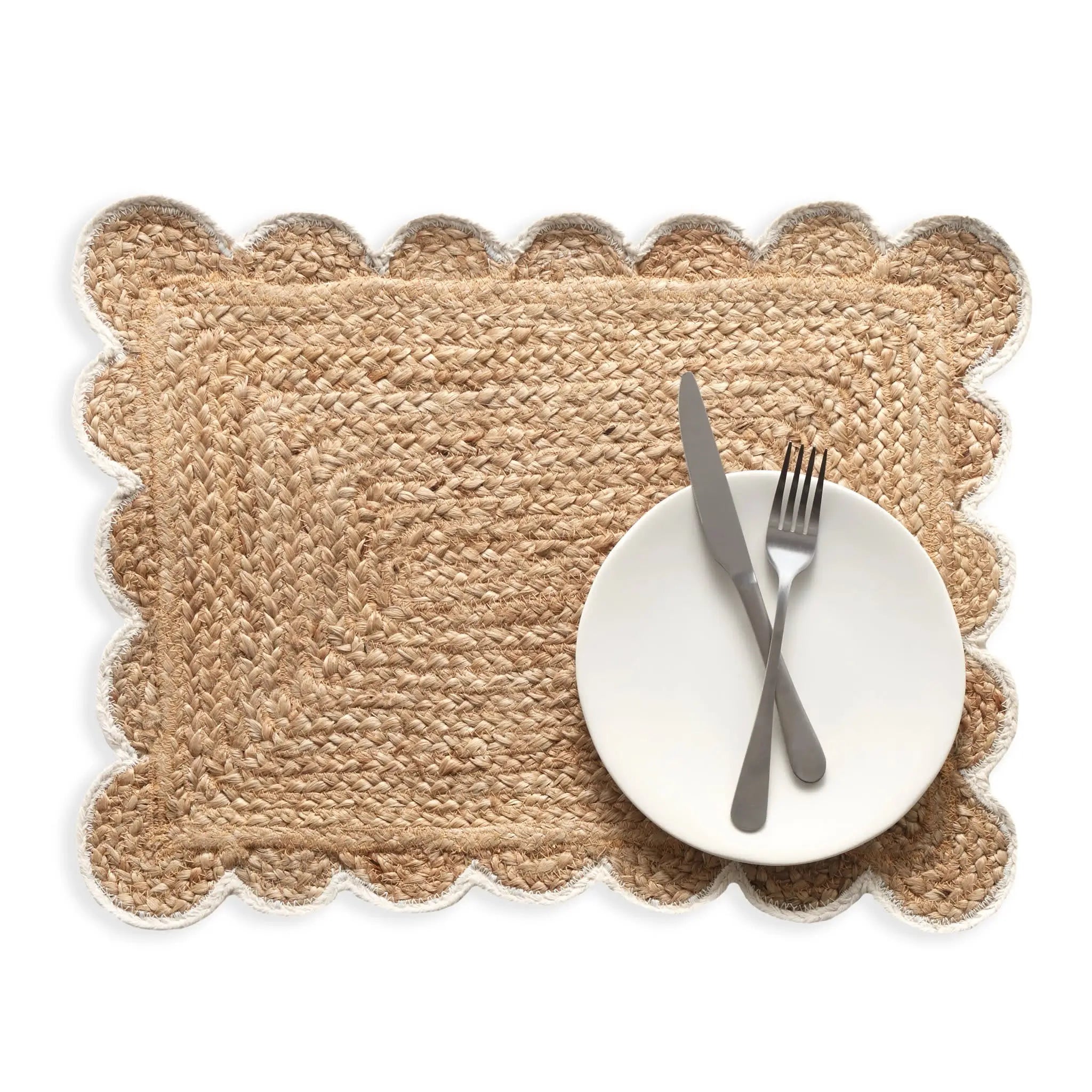 Pine Cone Hill Libby Scallop Placemat Set