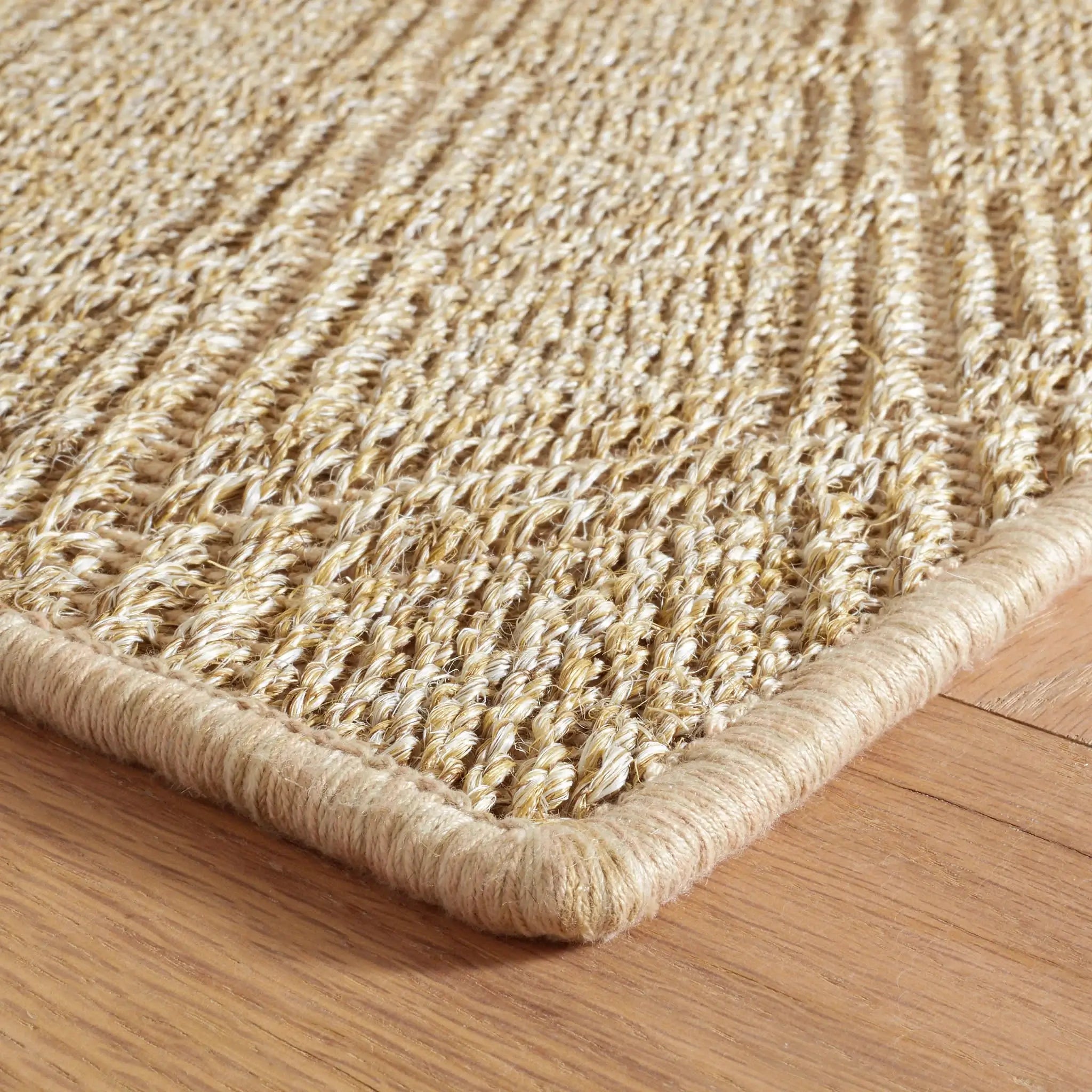 Dash & Albert Diamond Woven Sisal Custom Rug