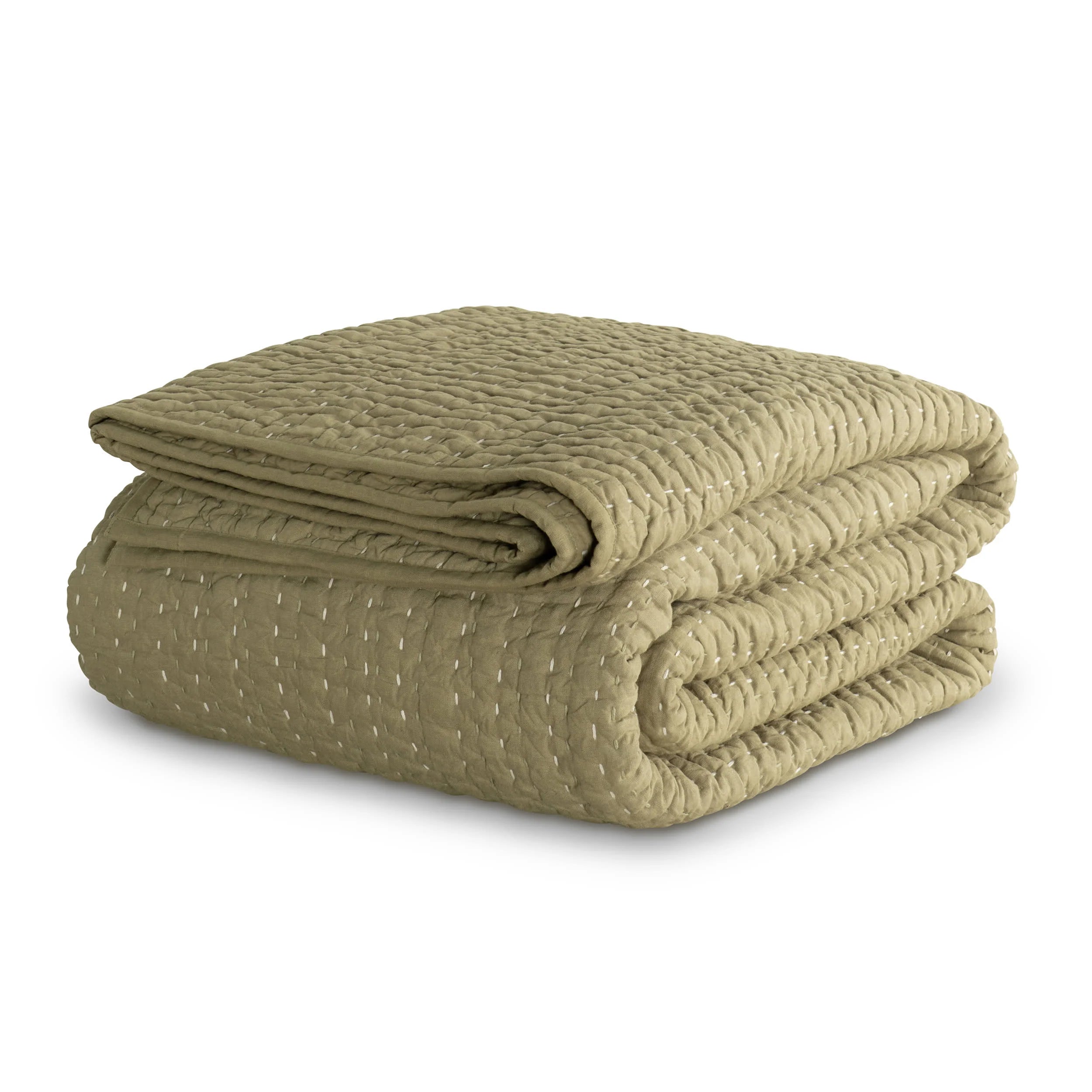 Pine Cone Hill Deepali Kantha Quilt