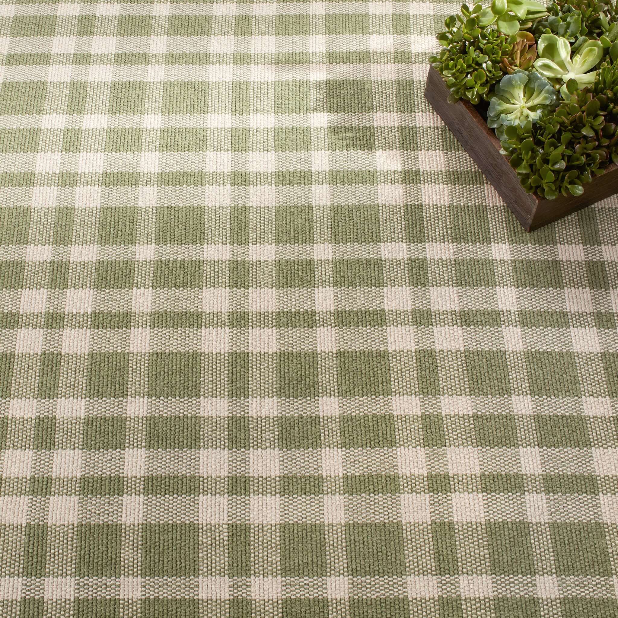 Dash & Albert Tattersall Handwoven Cotton Rug