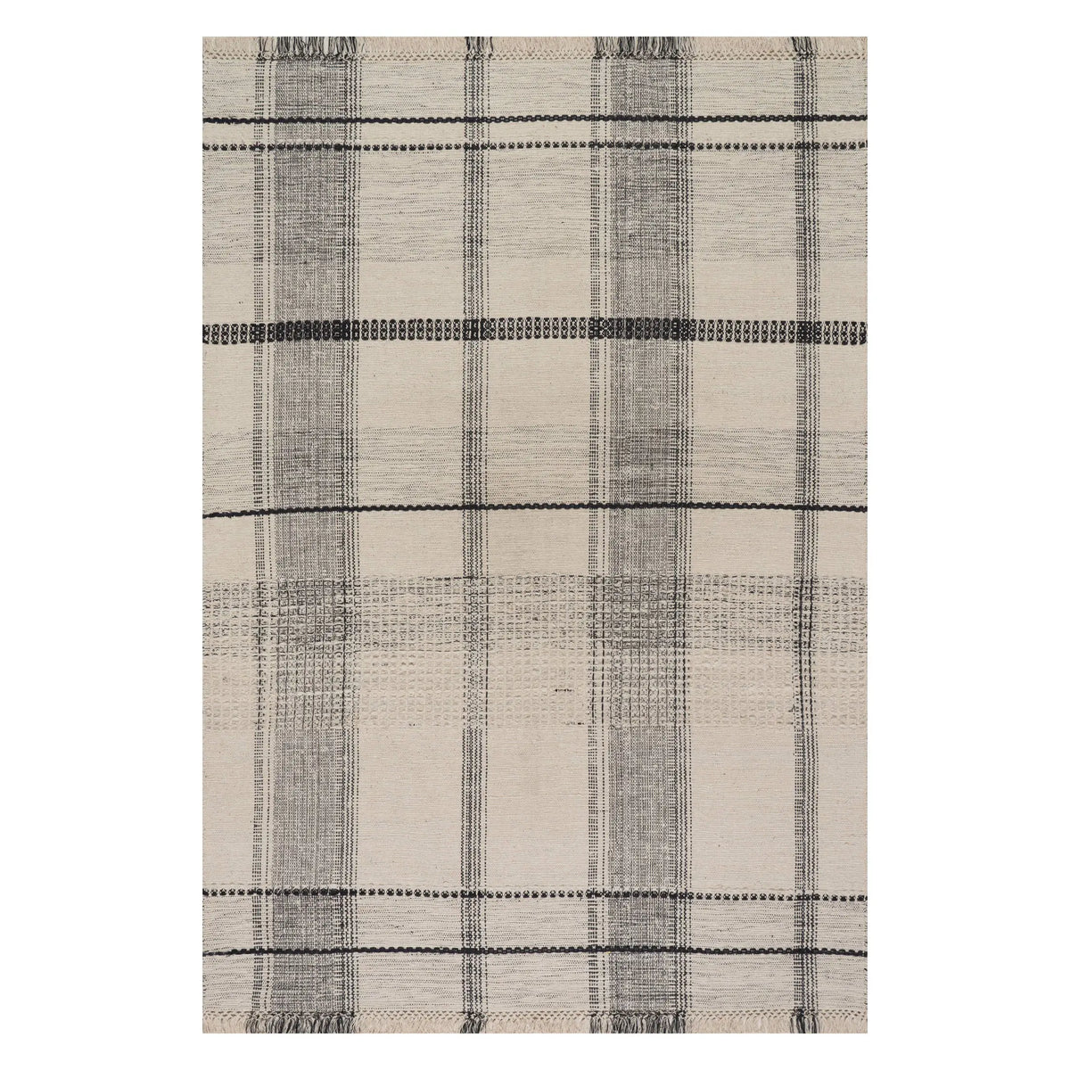 Dash & Albert Zole Plaid Handmade Cotton Rug