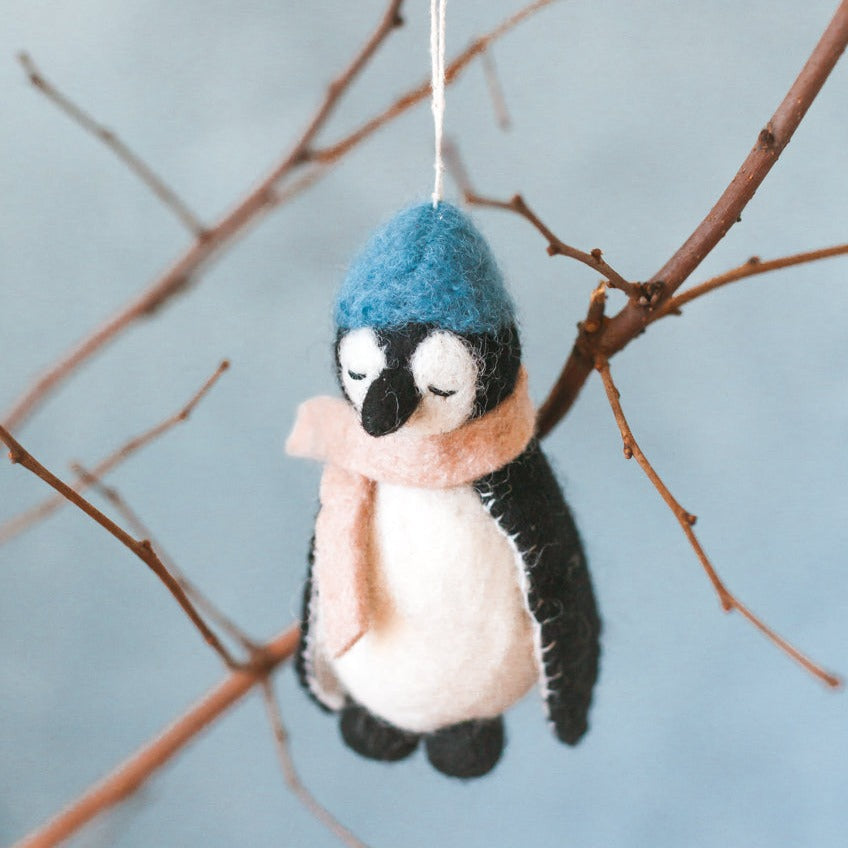 Penguin Felt Ornament