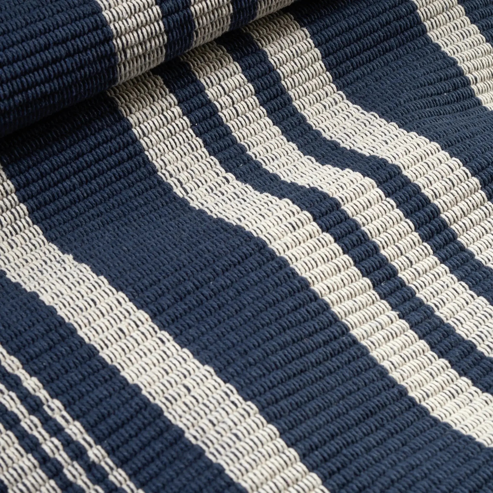 Dash & Albert Irving Stripe Handwoven Cotton Rug