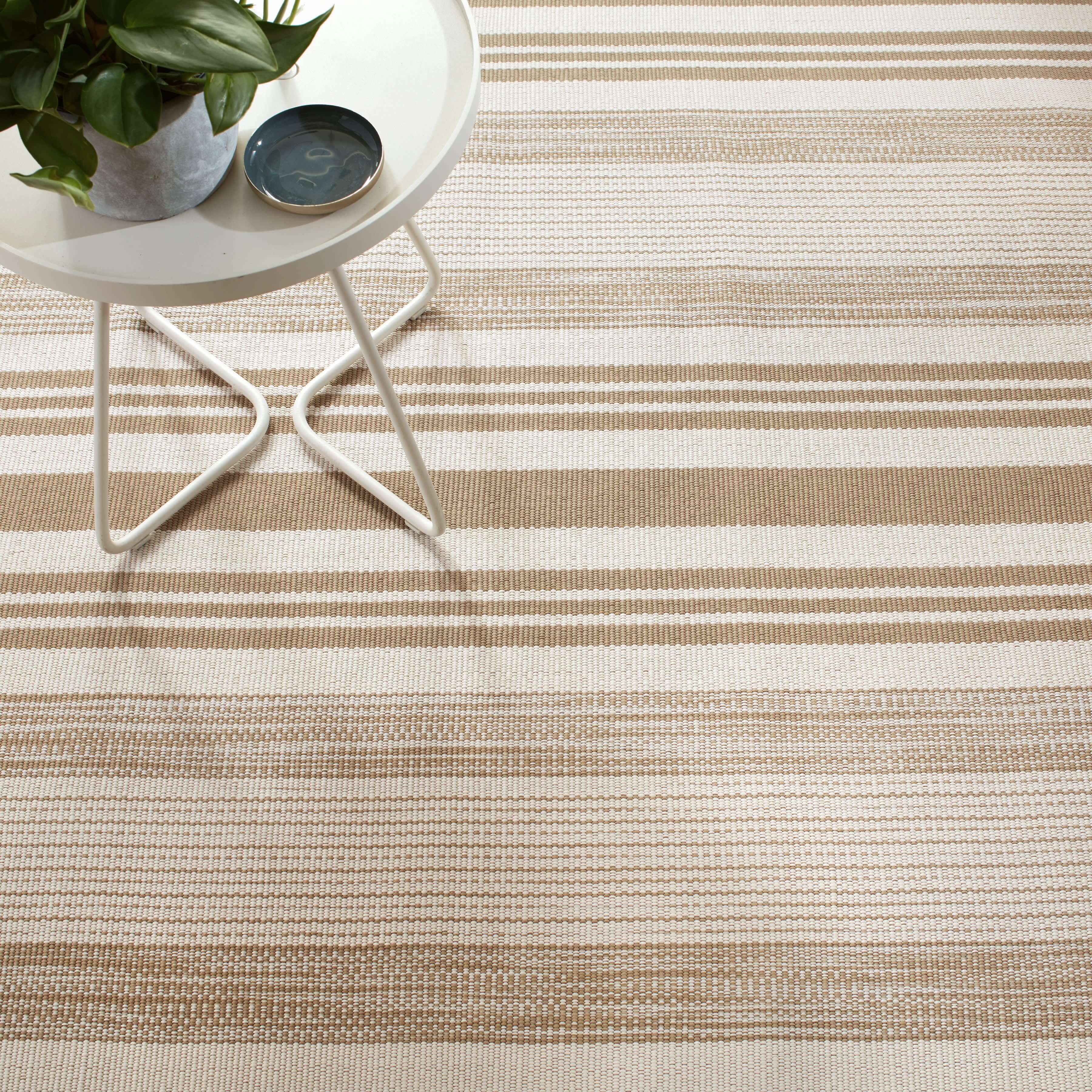 Dash & Albert Quincy Stripe Handwoven Indoor/Outdoor Rug