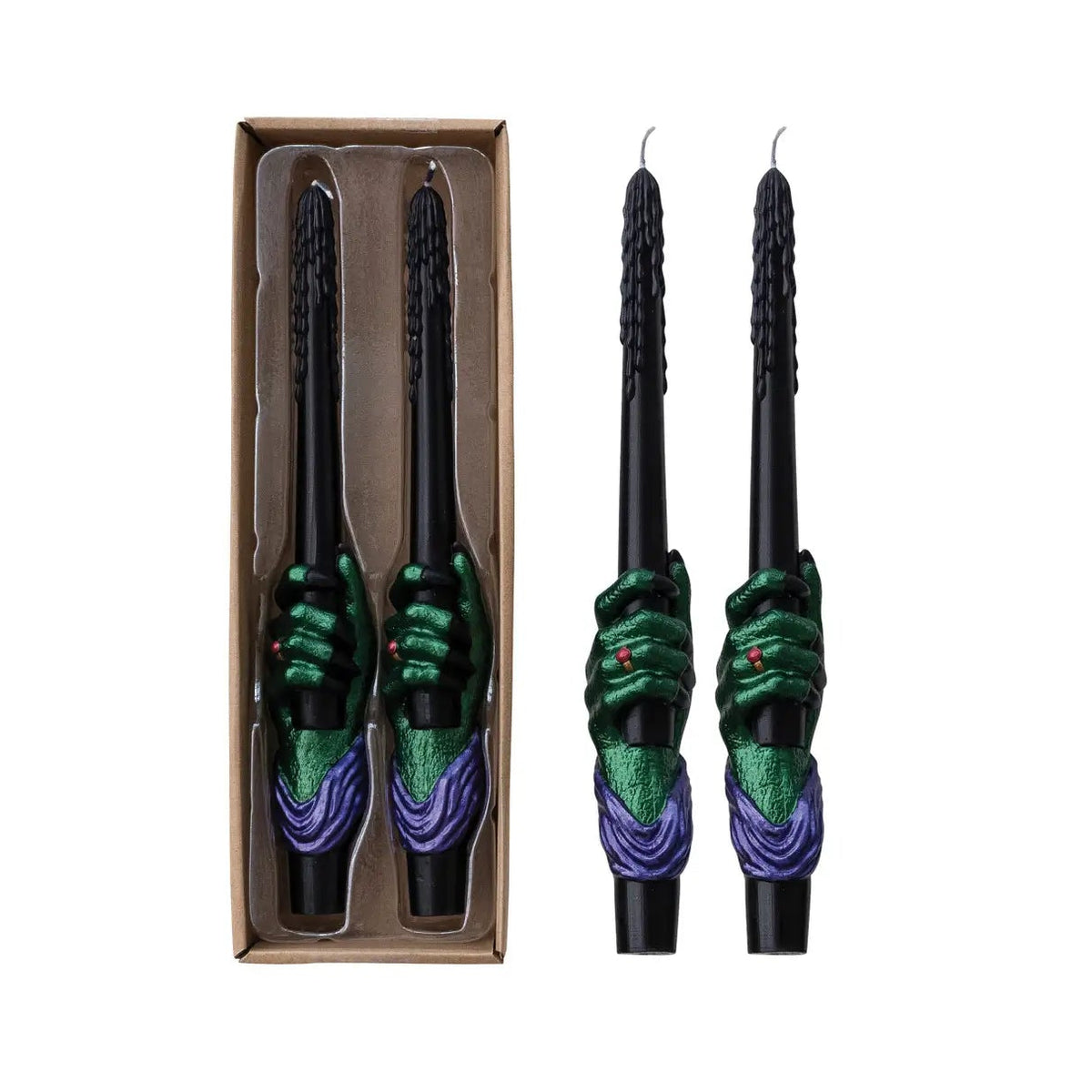 Witch's Hand Taper Candle Set