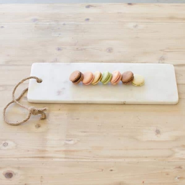 Marble Serving Board With Rope Handle