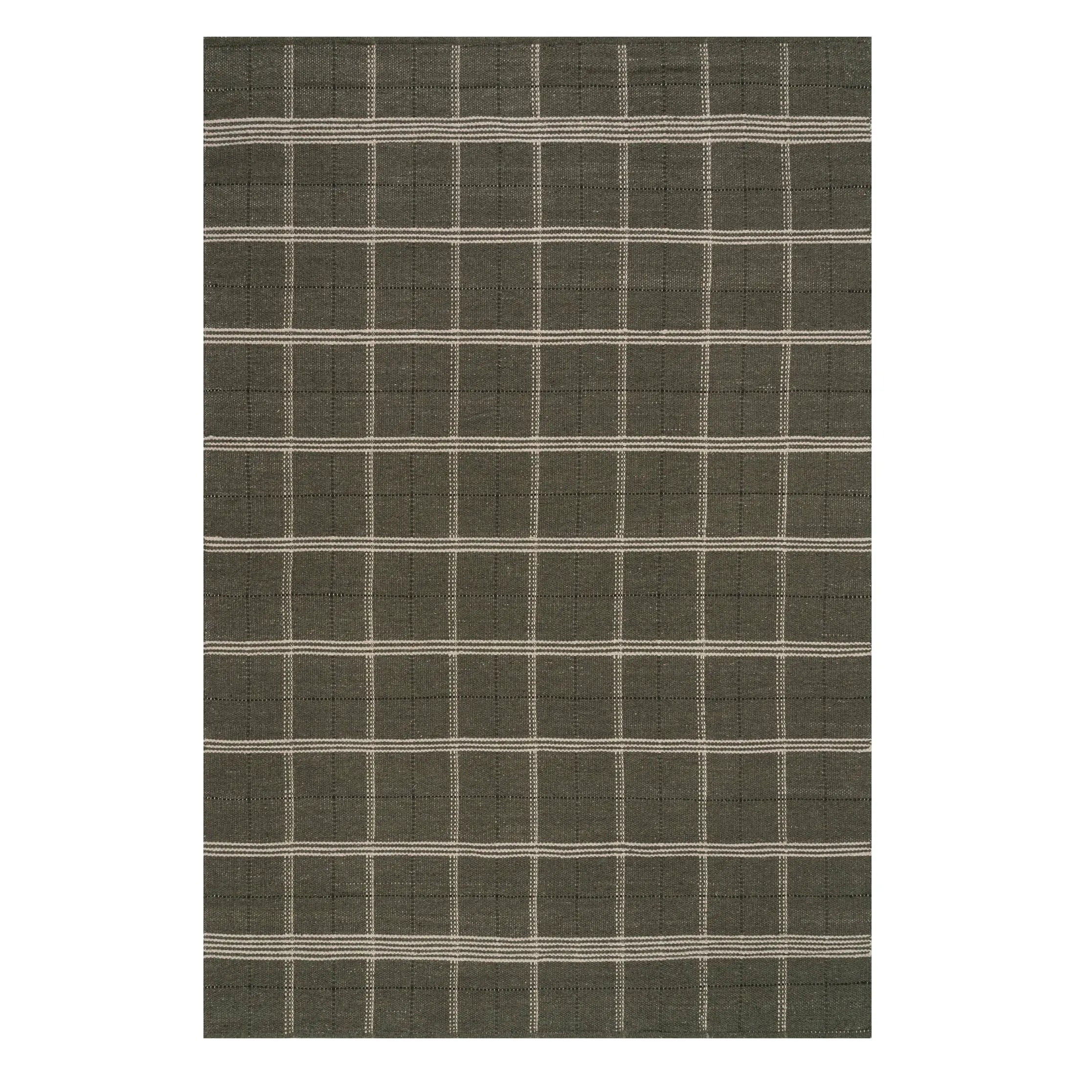 Dash & Albert Downing Plaid Wool Cozy Rug