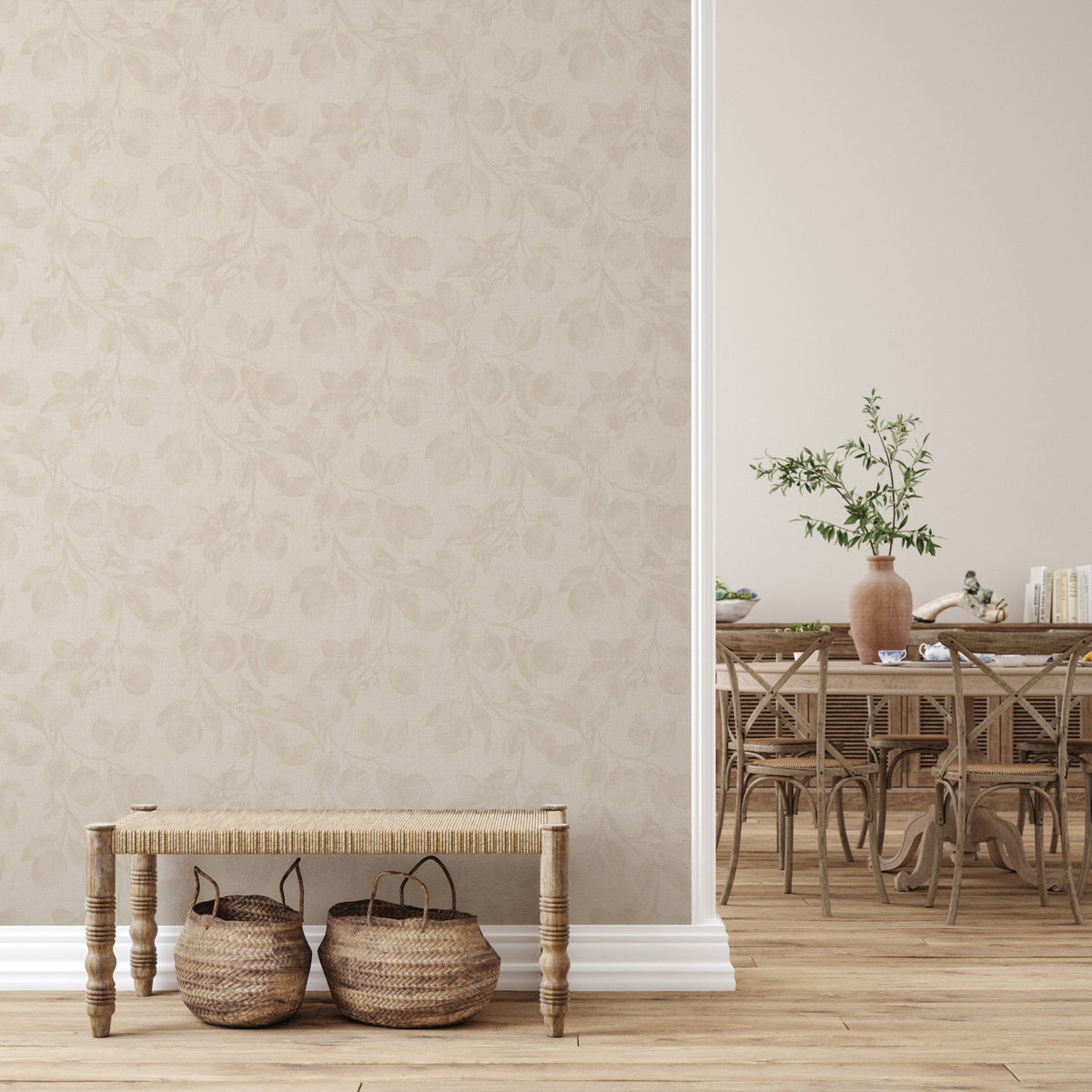 Monica's Orchard Peel & Stick Wallpaper