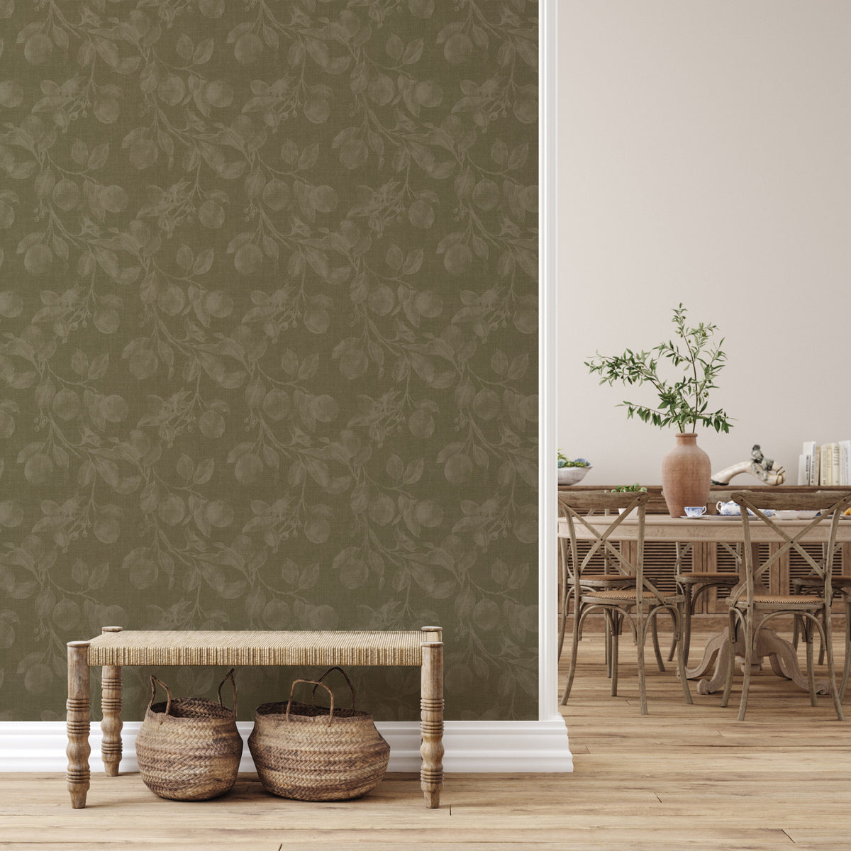 Monica's Orchard Peel & Stick Wallpaper