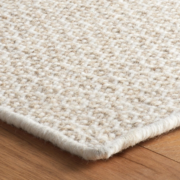Dash & Albert Honeycomb Woven Wool Custom Rug