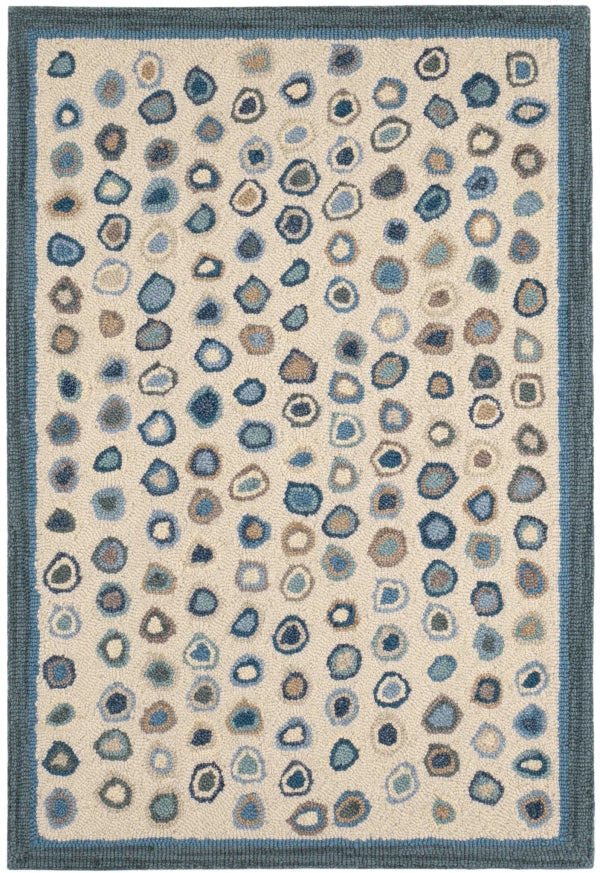 Dash & Albert Cat's Paw Hand Micro Hooked Wool Rug