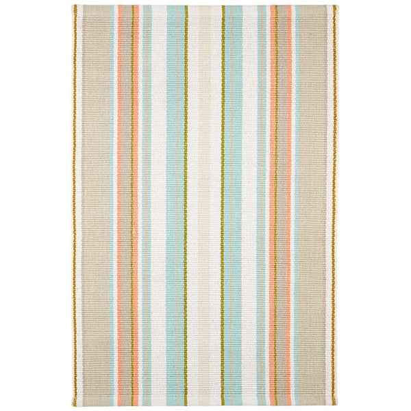 Dash & Albert Daphne Stripe Handwoven Cotton Rug