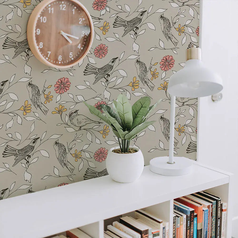 Birds Peel & Stick Wallpaper