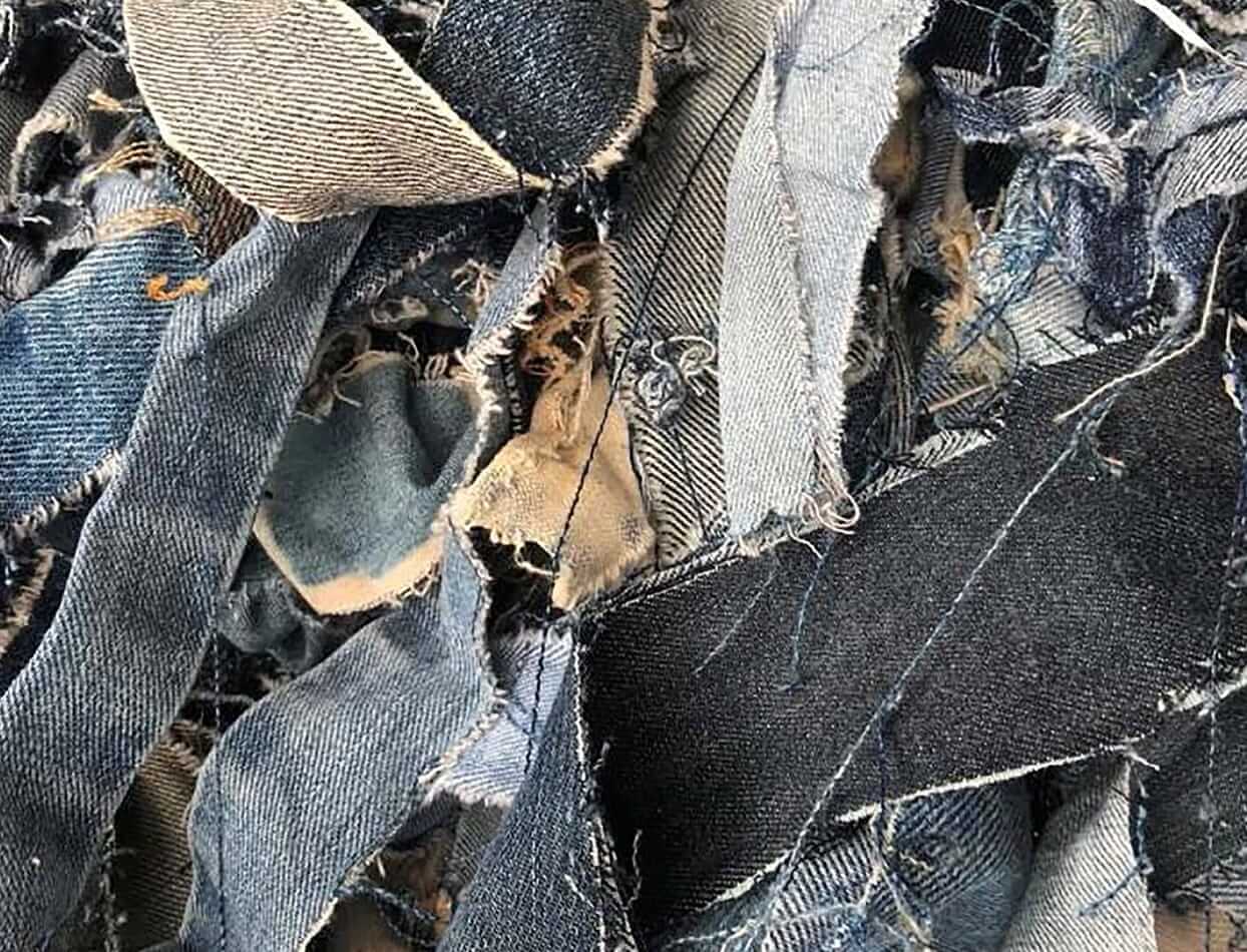 Dash & Albert Denim Plaid Woven Cotton Rug