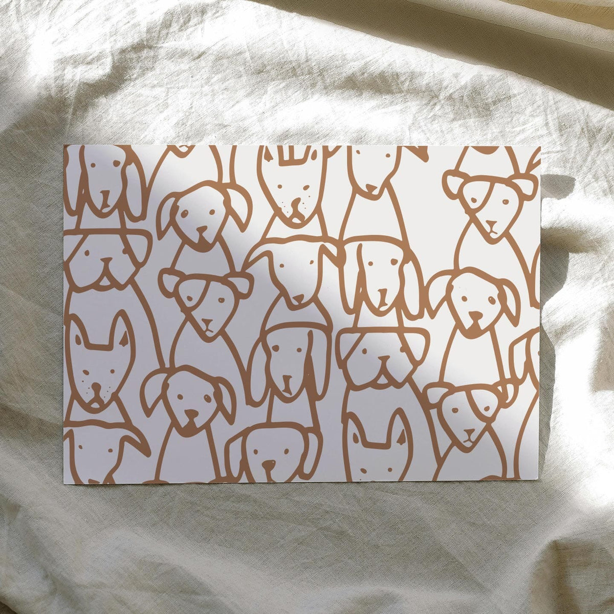 Puppy Mural Wallpaper