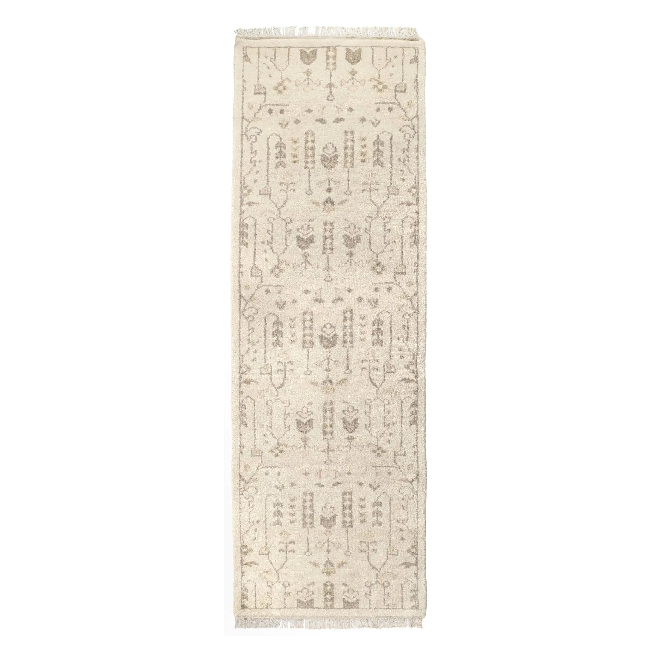 Dash & Albert Dara Cream Hand Knotted Wool Rug