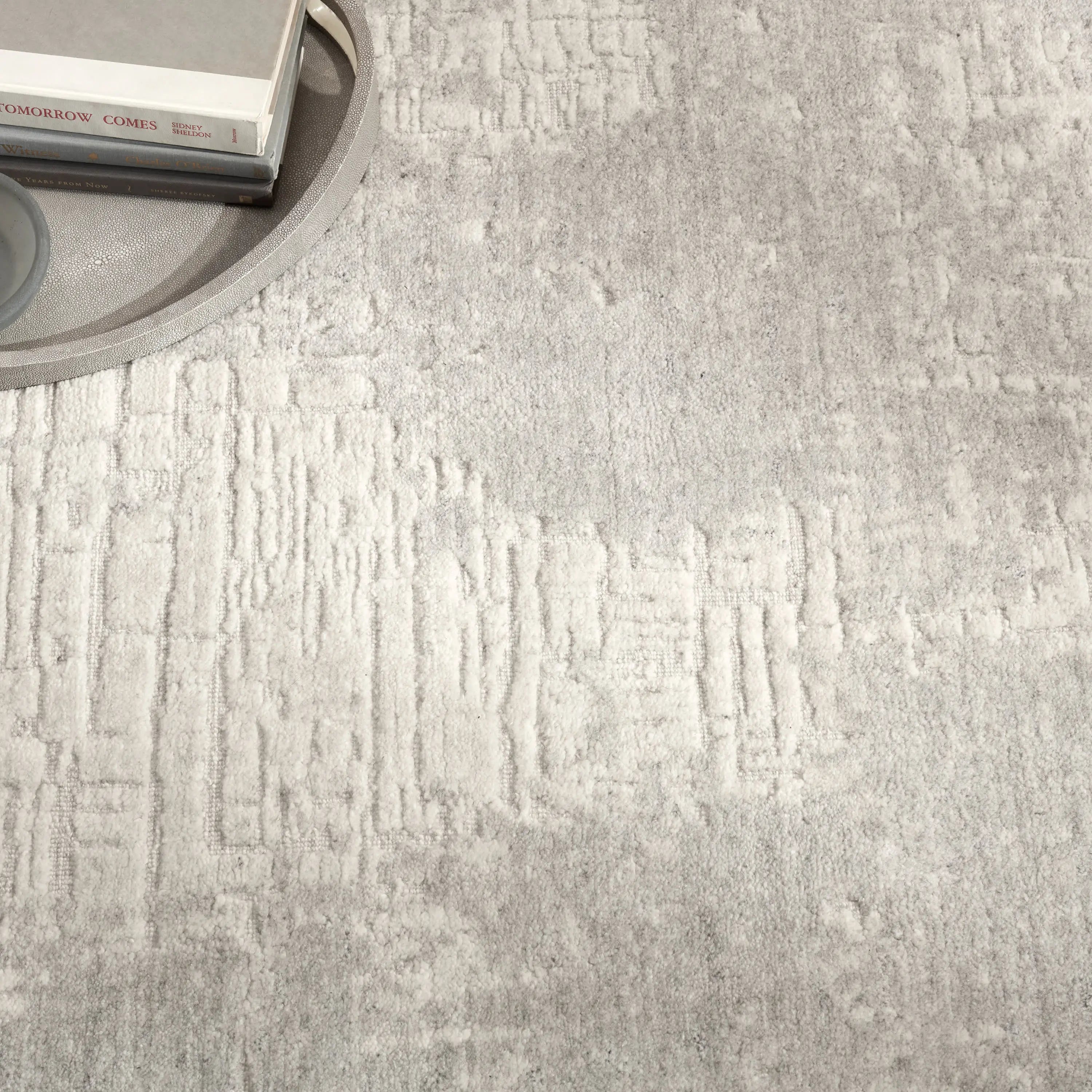 Dash & Albert Bennett Grey Handwoven Wool Rug