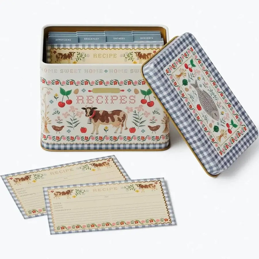 Rifle Paper Co. Home Sweet Home Recipe Tin