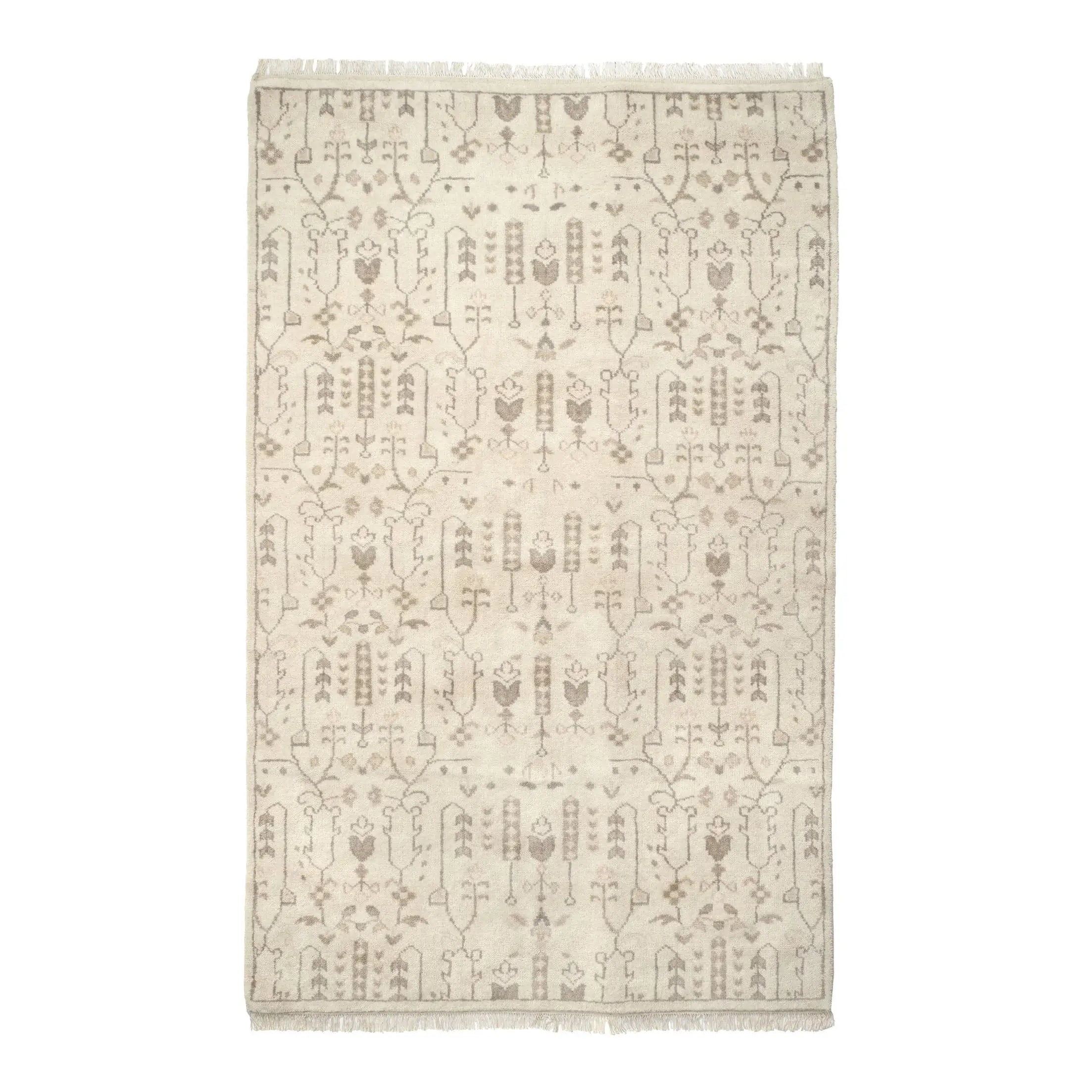 Dash & Albert Dara Cream Hand Knotted Wool Rug