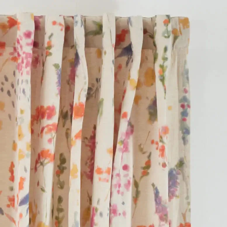 Pine Cone Hill Pressed Flowers Curtain Panel