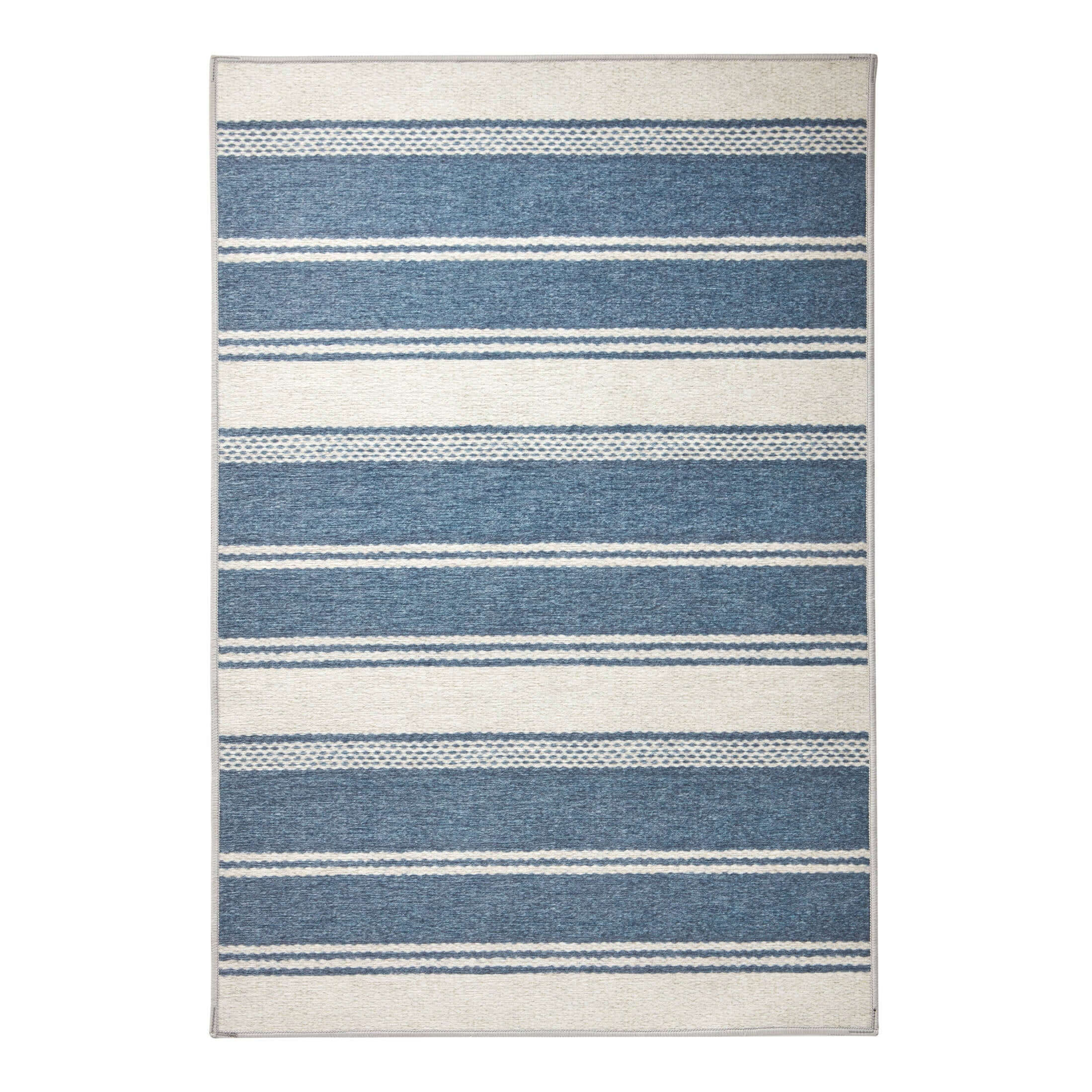 Bowman Stripe Machine Washable Rug