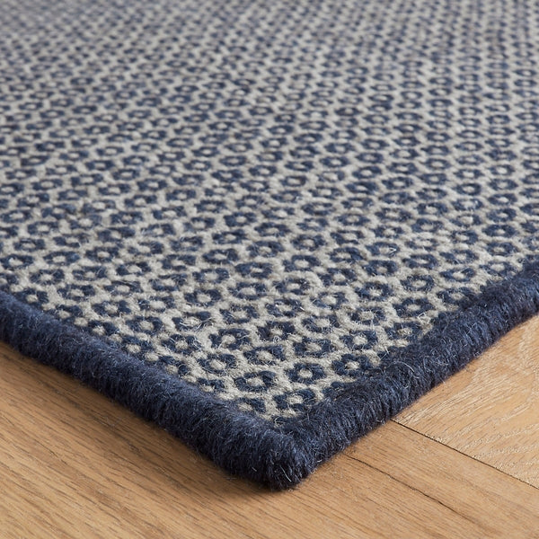 Dash & Albert Honeycomb Woven Wool Custom Rug