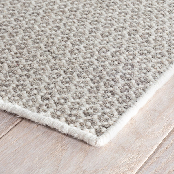 Dash & Albert Honeycomb Woven Wool Custom Rug