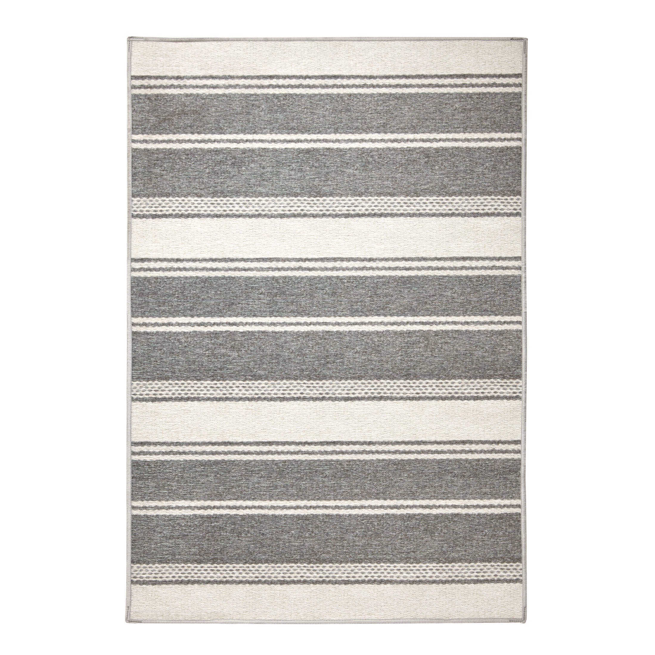 Bowman Stripe Machine Washable Rug