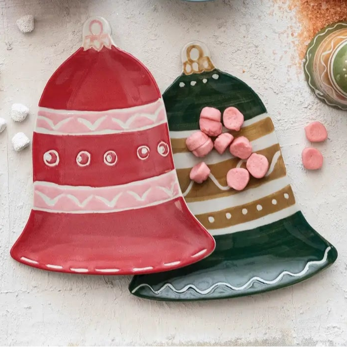 Stoneware Bell Shaped Plate