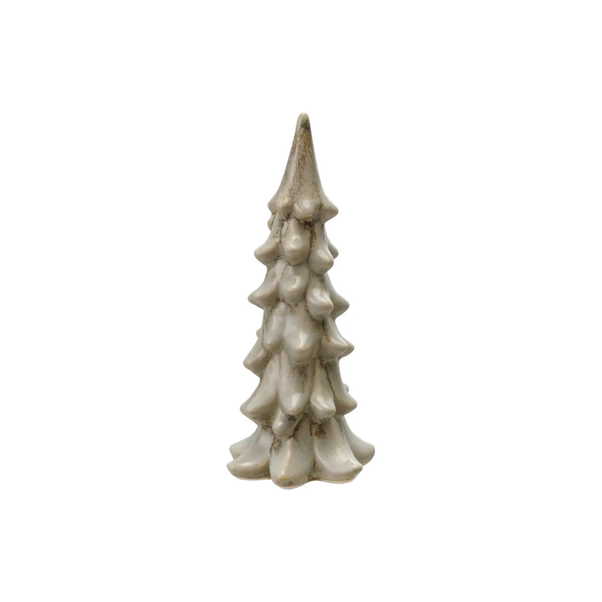 Light Green Reactive Glaze Stoneware Tree