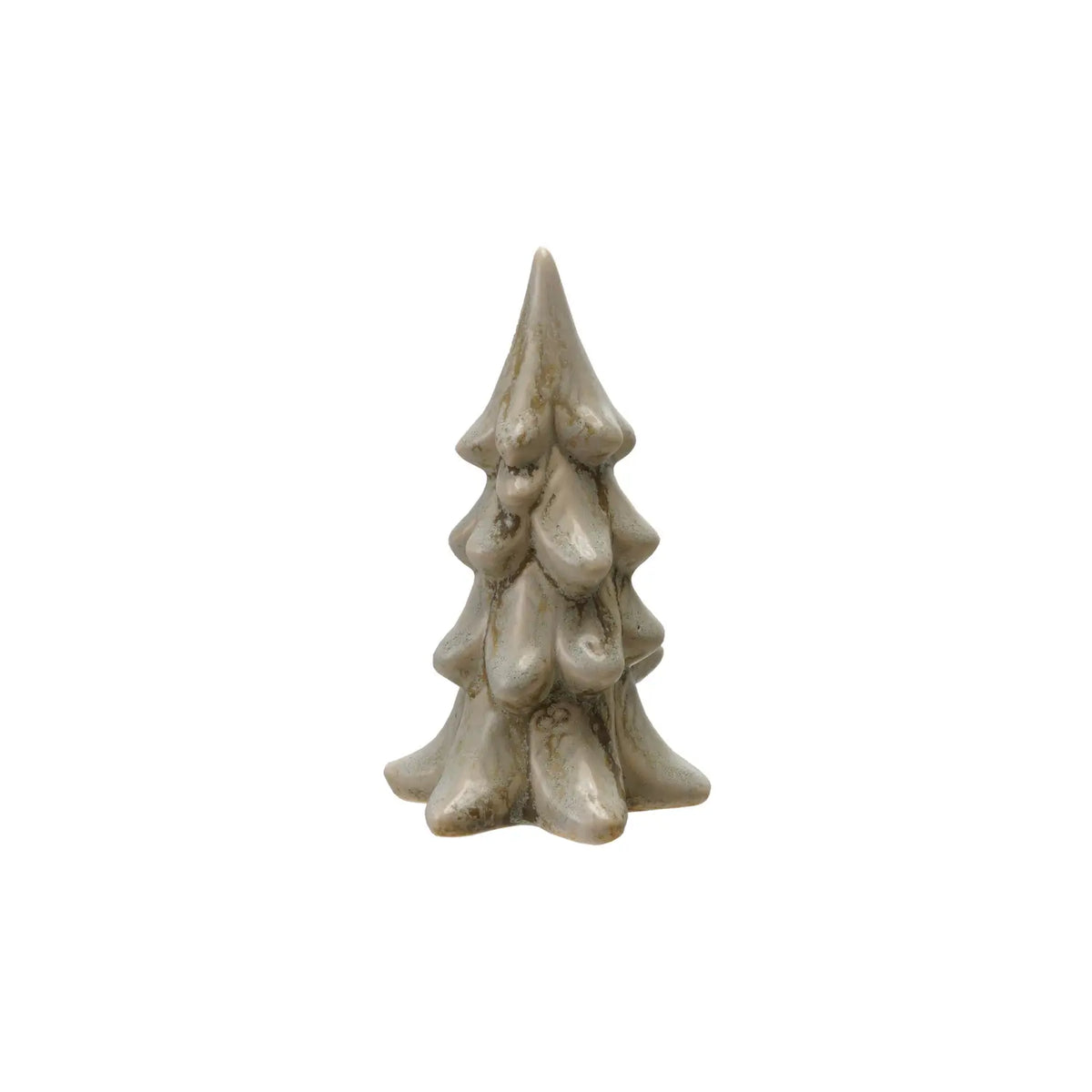 Light Green Reactive Glaze Stoneware Tree