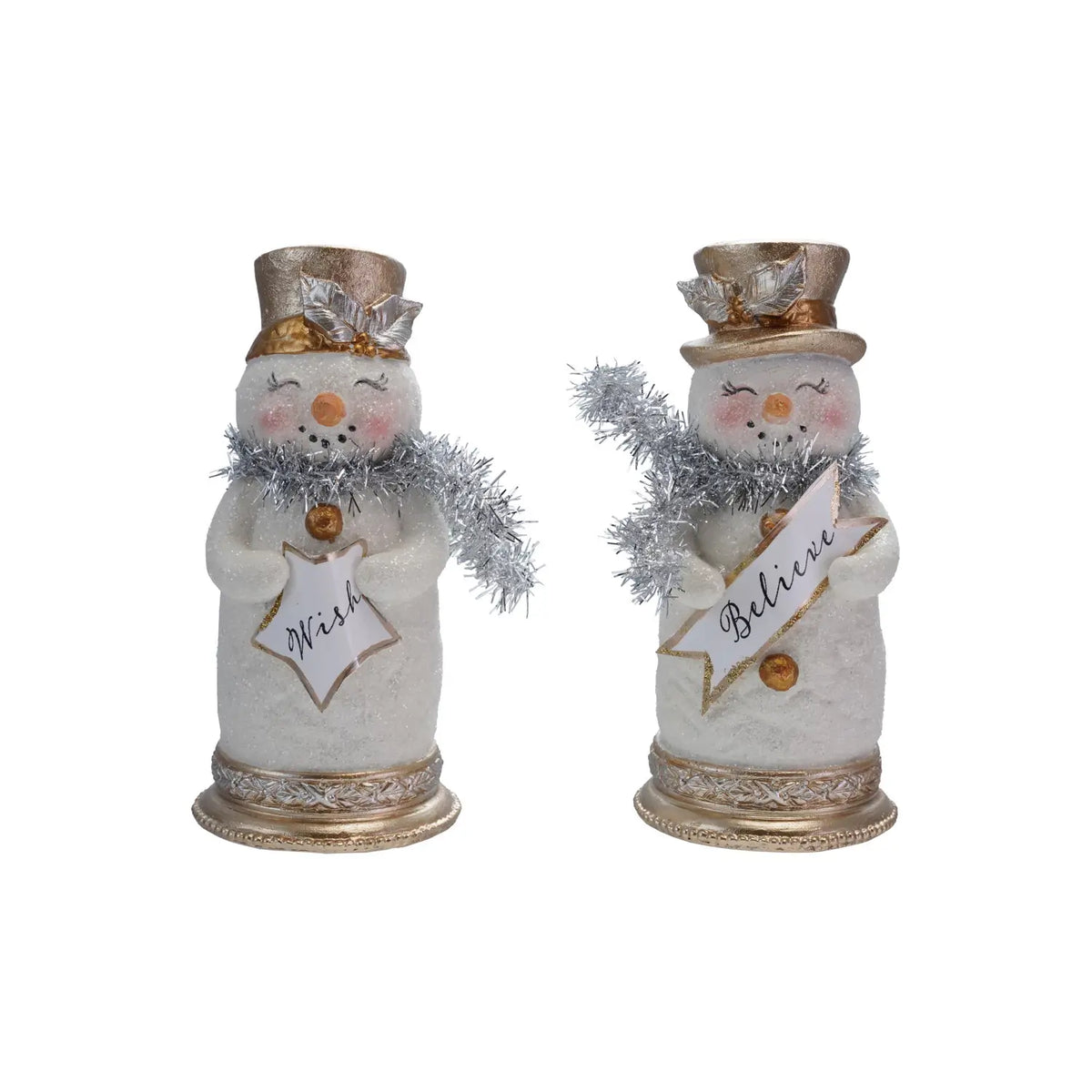 Tinsel Scarf Snowman