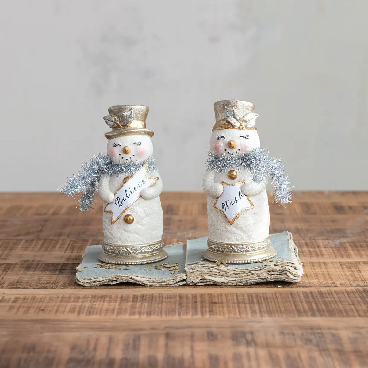 Tinsel Scarf Snowman