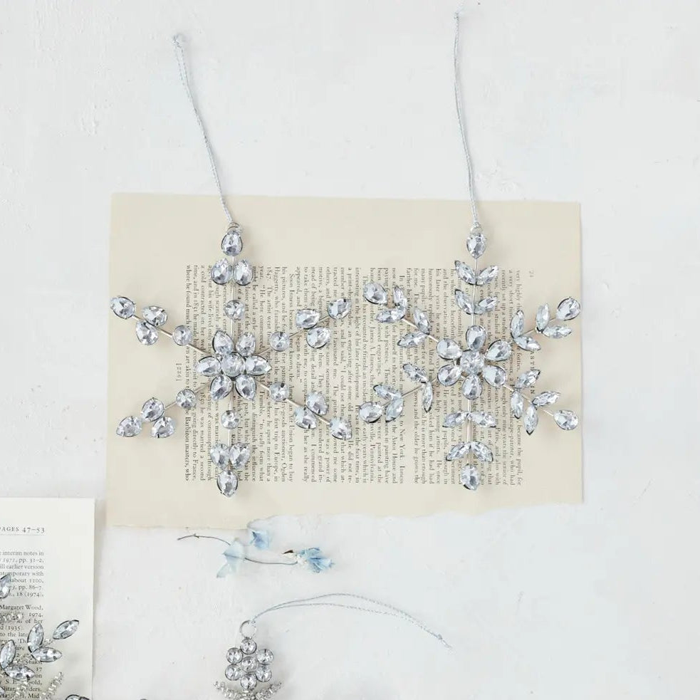 Jeweled Snowflake Ornament