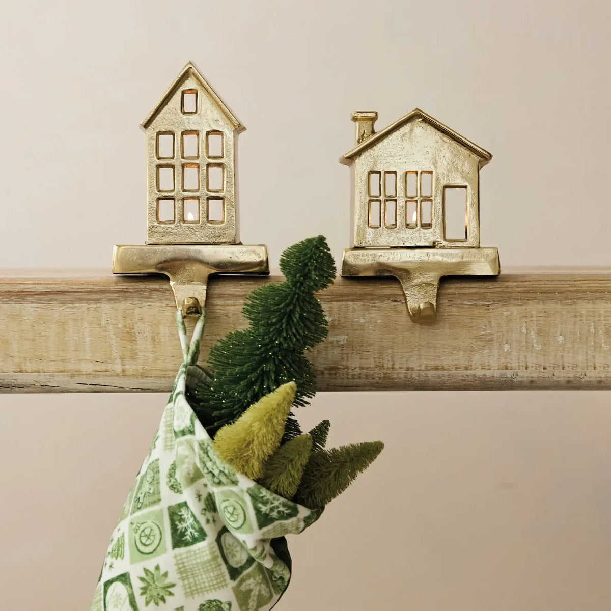 House Shaped Tealight Stocking Holder