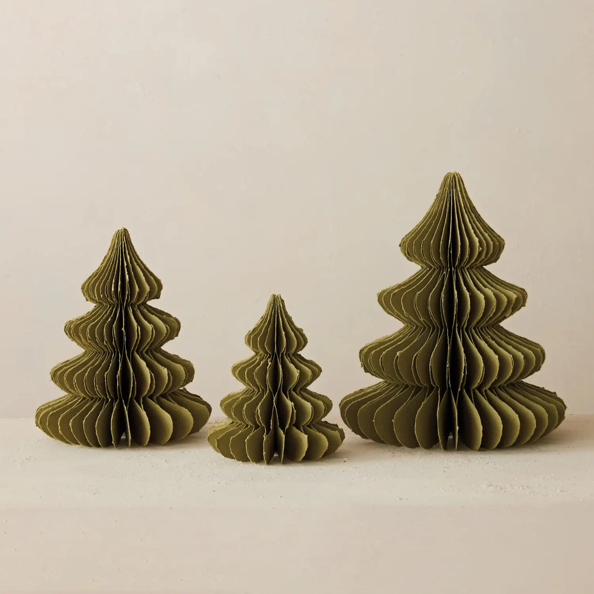 Handmade Recycled Folding Honeycomb Tree
