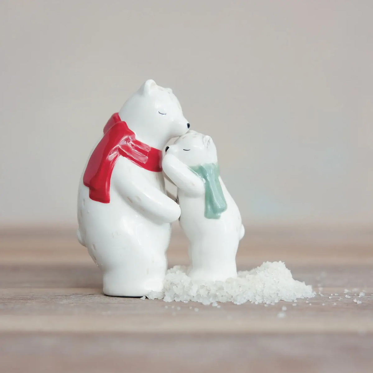 Hand-Painted Polar Bear Salt & Pepper Shakers