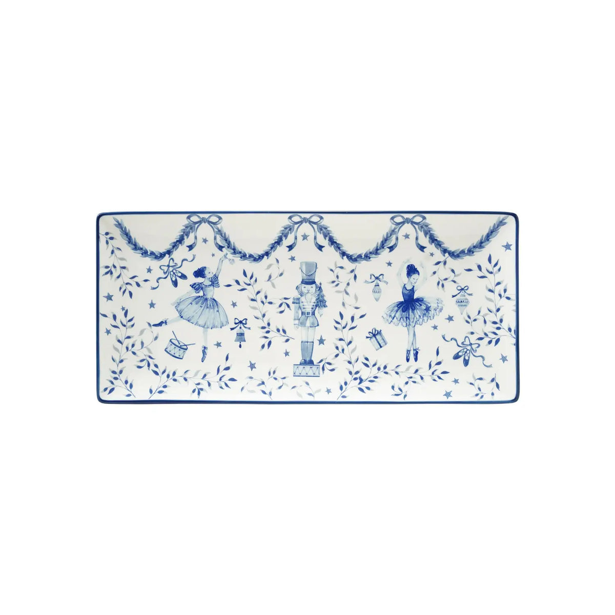 Stoneware Ballerinas & Nutcracker Tray